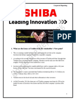 What Are The Issues at Toshiba From The Stakeholder