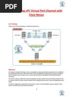 Configuring VPC Virtual Port Channel With Cisco Nexus: Lab Topology