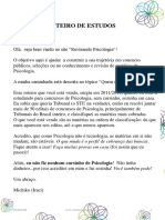 Roteiro de estudos para concursos de Psicologia