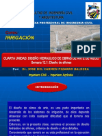 Sesion 12.1 Irrigación- DISEÑO DE SIFONES
