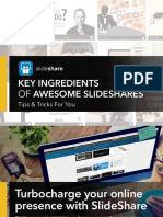 Key Ingredients of Awesome Slideshares: Tips & Tricks For You