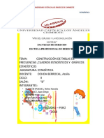 Construcción de Tablas de Frecuencias, Cuadros Estadísticos y Gráficos