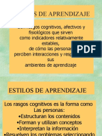 Estilos de Aprendizaje