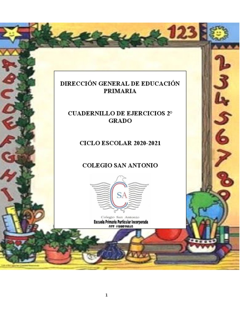 Cuadernillo de Ejercicios 2° Grado | PDF | Oveja | Insectos