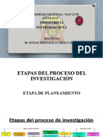 Obstetricia Investigación I: Universidad Nacional "San Luis Gonzaga"