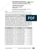 Informe #225-2020 Requerimiento de Mangueras Hidrahulicas para La Maquinaria Pesada 10.11,.2020