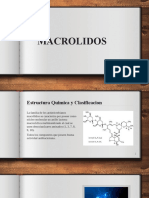 Macrólidos clasificación estructura