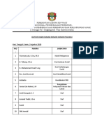 Daftar Hadir Bulan Agsts