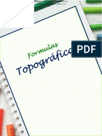 Formulas Topográficas I