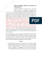 Demanda de Divorcio Por Casusa Determinada Con Mandatario, CORREGIDA