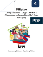 Filipino 4 - Q1 - Module 1
