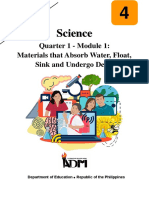 Science4 - Q1 - Module1 - Materials That Absorb Water Float Sink and Undergo Decay - Version3