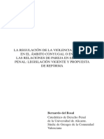 La Regulación de La Violencia Habitual en El Ambito Conyugal PDF