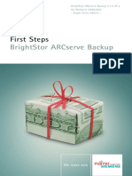 First Steps: Brightstor Arcserve Backup