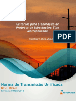 NTU 005.3 Critérios para Elaboração de Projetos de Subestações Tipo Metropolitana_Projeto_docx (2).pdf