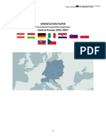 Orientation Paper Central Europe 2021-2027: Transnational Cooperation Programme