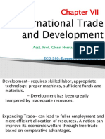 Chapter 7 1 International Trade and Development