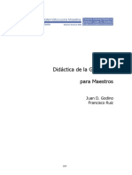 Didáctica de La Geometría PDF