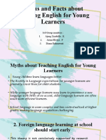 Myths and Facts About Teaching English For Young Learner