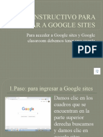 1instructivo para Ingresar A Google Sites Stella