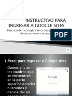 1instructivo para Ingresar A Google Sites Floralba