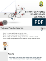 Struktur atom dan konfigurasi elektron