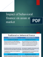 Behavioral Finance Impact on Asian Stock Markets