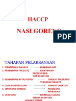 HACCP Nasgor & Tempe Tahu