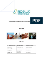 APL 1.2.a Procesos Relacionados Con La Etapa Pre-Analítica 2016-2021