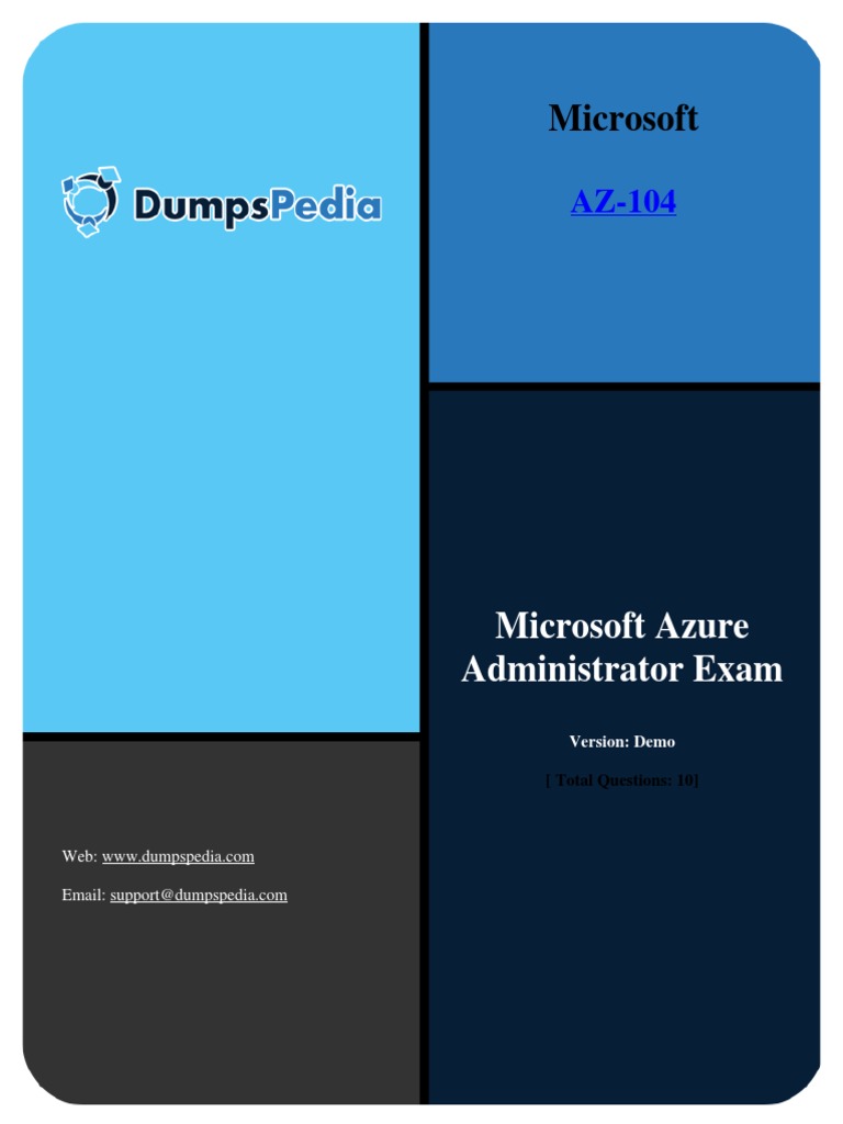 Az-103 Questionsanswersdumps PDF | PDF | Active Directory | Microsoft Azure