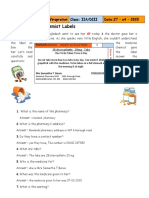 Understanding Chemist Labels: Name: Kadek Yessy Wirapratiwi Class: IIA/DIII Date:27 - O4 - 2020