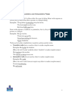 Transitive and Intransitive Verbs PDF