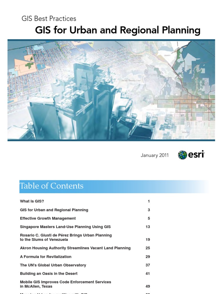 GIS for Urban and Regional Planning | Esri | Geographic Information System