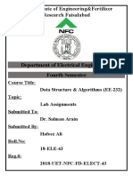 Fourth Semester Department of Electrical Engineering