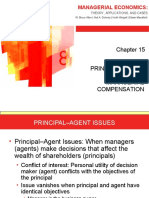 Principal-Agent Issues and Managerial Compensation