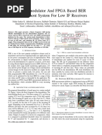 FSK Demodulator and FPGA Based BER Measurement System For Low IF Receivers