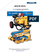 Manual Bomba SPATE PD75 PDF
