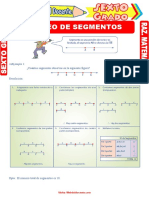 Ejercicios de Conteo de Segmentos para Sexto Grado de Primaria