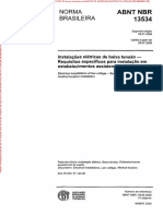 NBR 13534 2008 - Requisitos específicos para instalação em estabelecimentos assistenciais de saúde