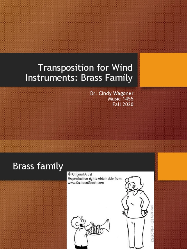 Brass Instrument Transposition Guide | PDF | Art