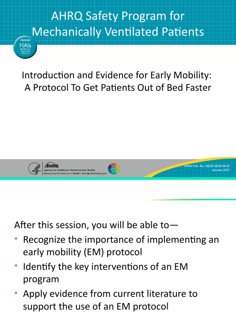 AHRQ Safety Program For Mechanically Ventilated Patients | PDF ...