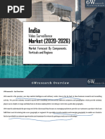 6wresearch - India Video Surveillance Market (2020-2026) - Sample