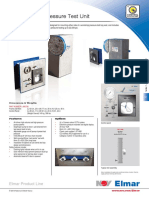 CONTROL Wall Mounted Pressure Test Unit