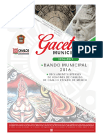 Bando Municipal 2016 - 2018