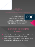 EDU3101 - Human Capital and Teacher's Career as a Religious Obligation