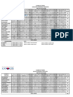 CUADRO DE TURNOS PARA EL PERSONAL DE ENFERMERÍA DEL TERCER PISO DURANTE JULIO DE 2020