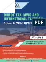 Direct Tax Laws and International Taxation by CA Mehul Thakker