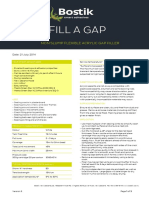 Fill A Gap: Non Slump Flexible Acrylic Gap Filler