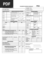 PLDT Equipment Inventory Checklist PSS