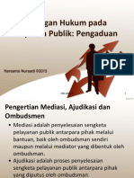 Kuliah 6 Mediasi - Ajudikasi - Ombudsman PDF